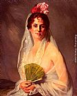 A Lady With A Fan by Eduardo Zamacois y Zabala